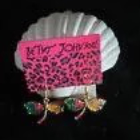 New Betsey Johnson Dragonfly Pendant & Earring Necklace Set, Unused - Picture 5 of 5